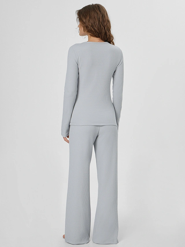 Комплект домашний женский серый - 3