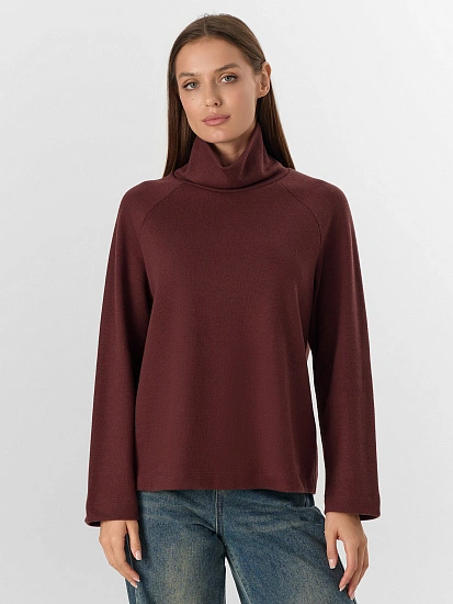 картинка Джемпер женский бордовый от магазина стильной одежды Mark Formelle