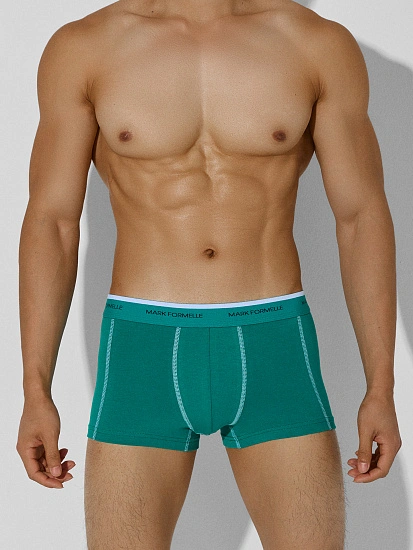 картинка Трусы боксеры мужские зеленые от магазина мужской одежды Mark Formelle