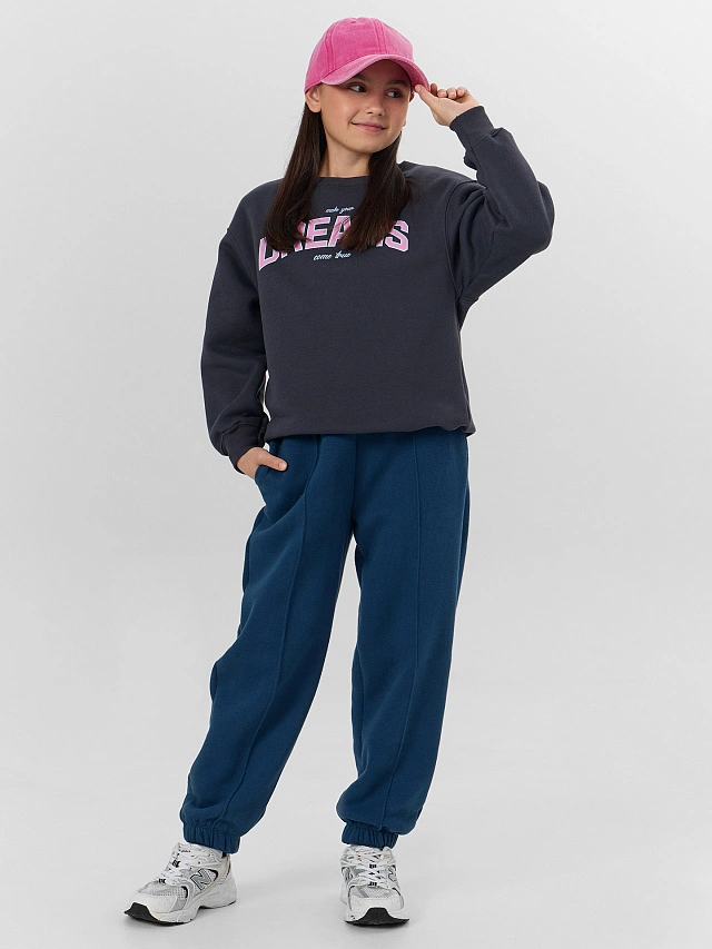 Брюки для девочек синие - 6