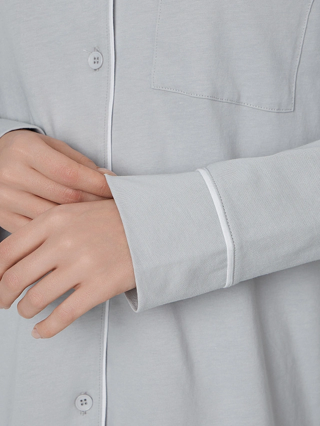 Комплект домашний женский серый - 8