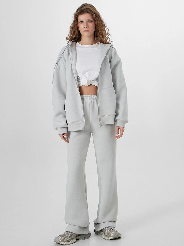 Брюки женские серые - 5