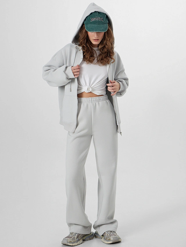 Брюки женские серые - 6