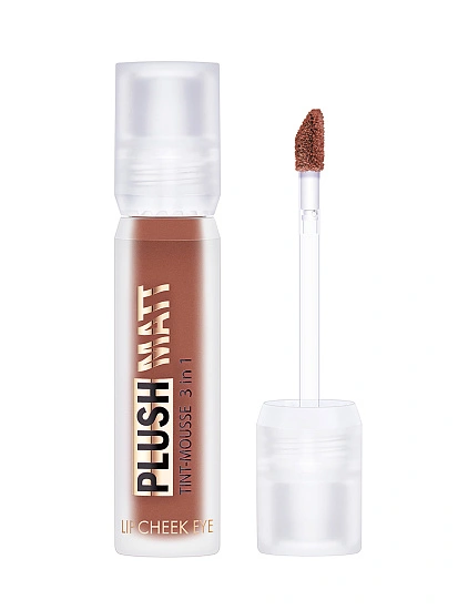 картинка Тинт-мусс 3 в 1 для губ, щек и век LUXVISAGE PLUSH MATT, 305 тон 4811329050128 от магазина стильной одежды Mark Formelle