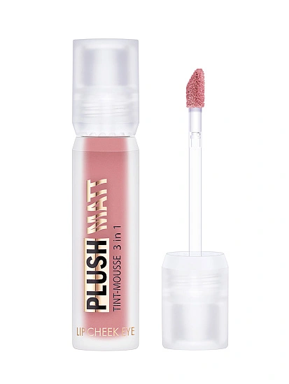 картинка Тинт-мусс 3 в 1 для губ, щек и век LUXVISAGE PLUSH MATT, 301 тон 4811329050081 от магазина стильной одежды Mark Formelle