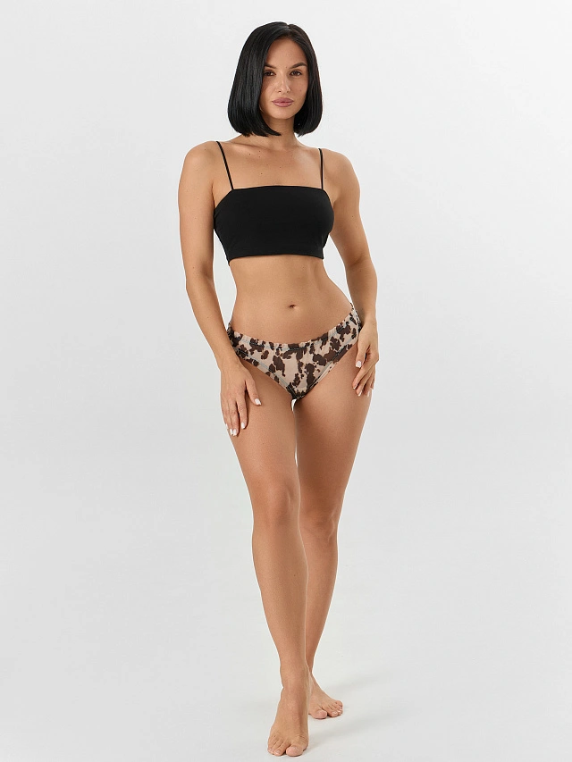 Трусы бразилиана женские с принтом - 7