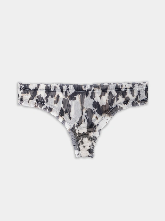 Трусы бразилиана женские с принтом - 9