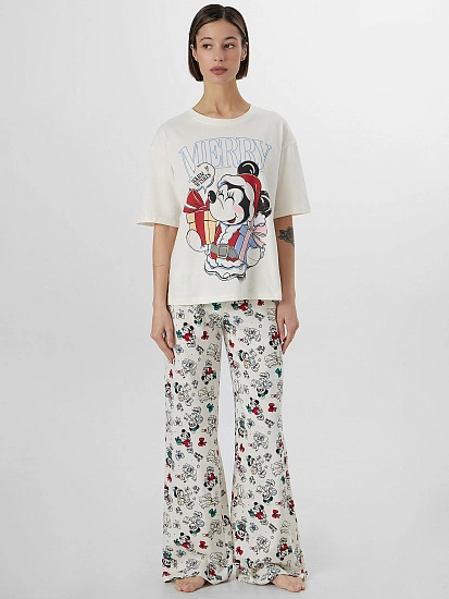 картинка Комплект домашний женский с надписью "Warm wishes" от магазина стильной одежды Mark Formelle