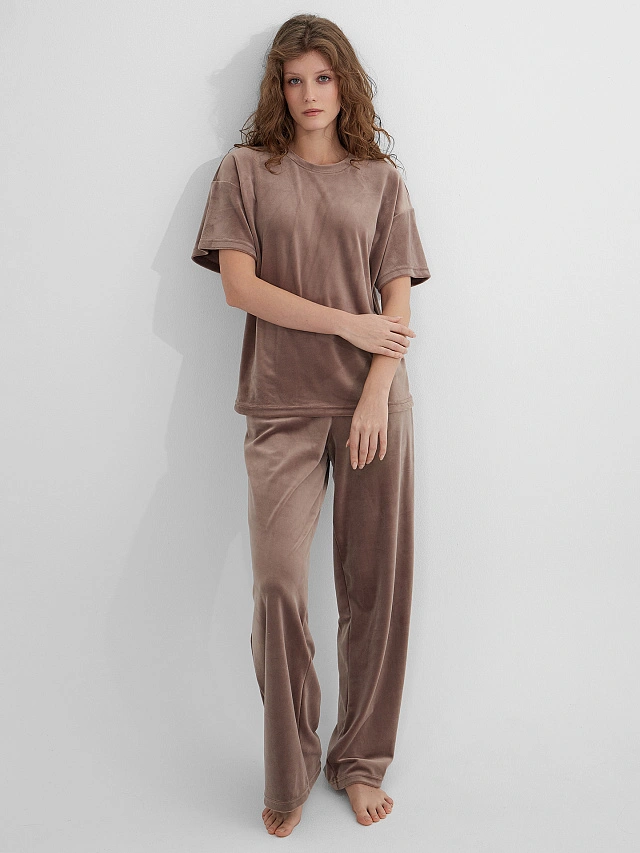 Комплект женский велюровый домашний - 6