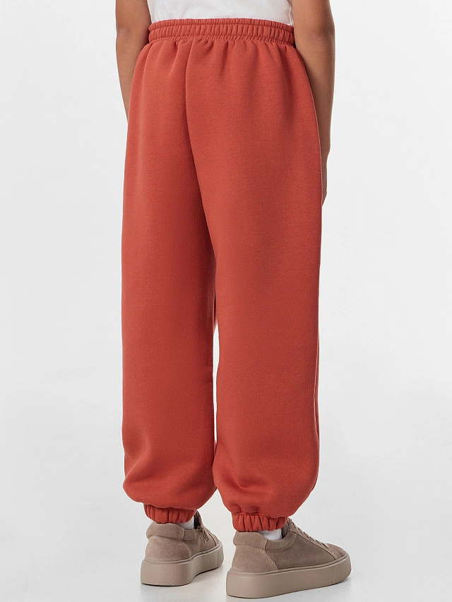 Брюки для девочек оранжевые - 2