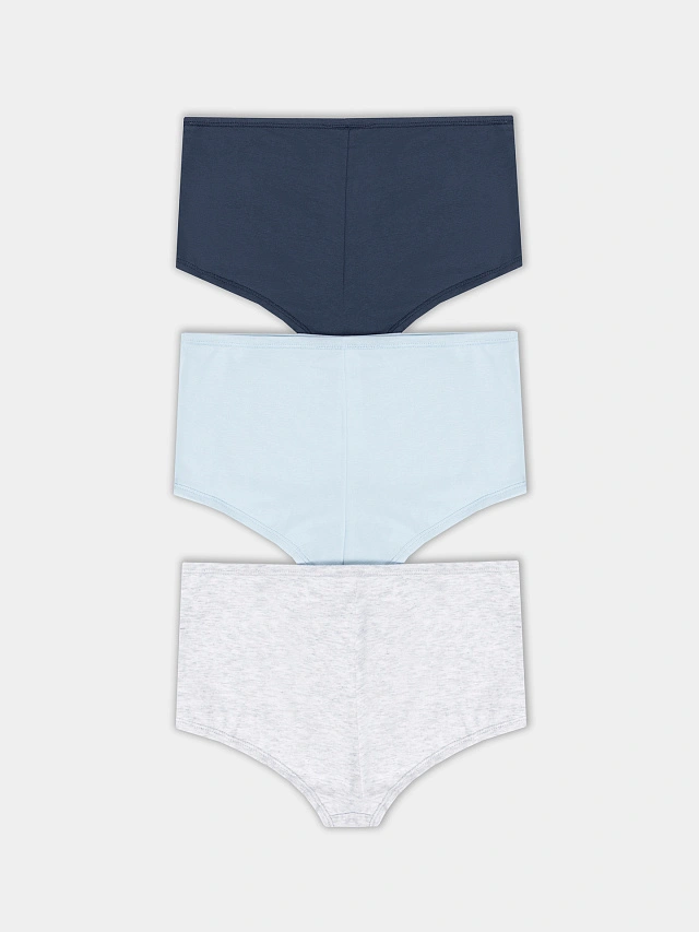 Трусы шорты женские в наборе, 3 шт - 11