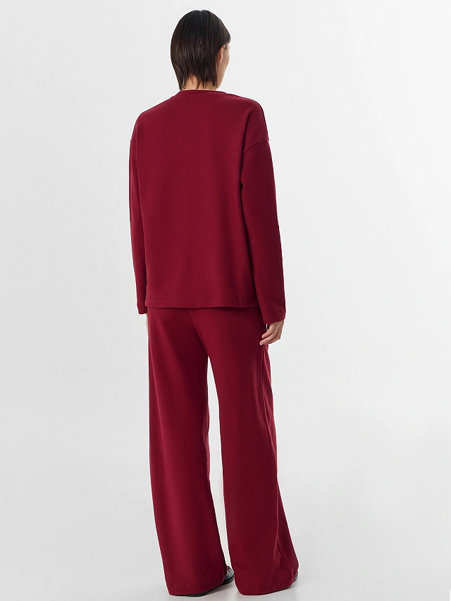 Комплект женский бордовый - 4