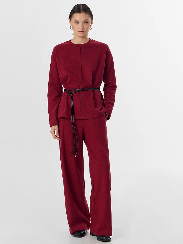 Комплект женский бордовый - 11