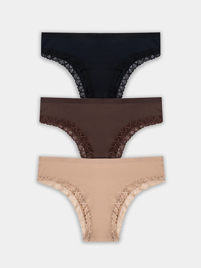 ТРУСЫ ЖЕНСКИЕ (3ШТ.) - 10