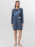 Платье женское домашнее с надписью "Blah blah"