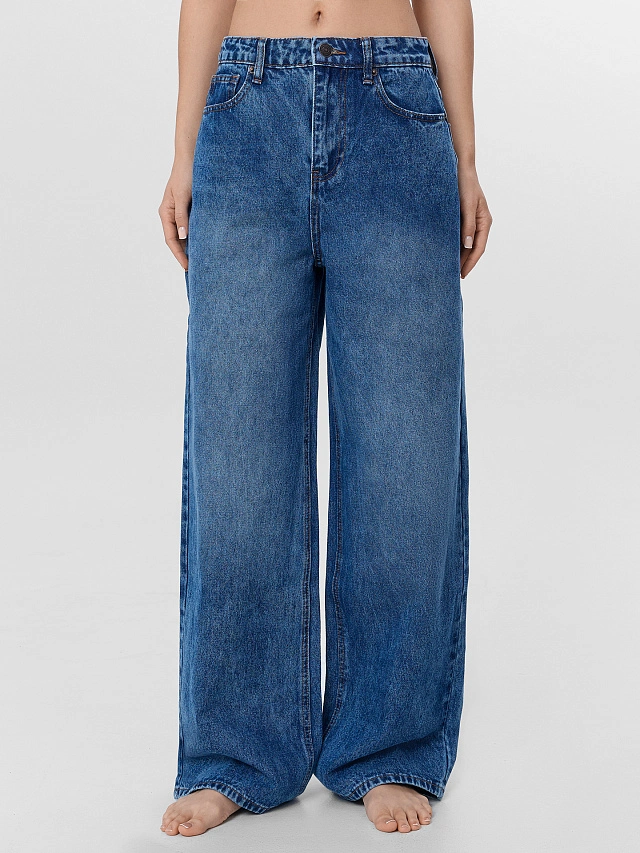 Джинсы женские синие - 3