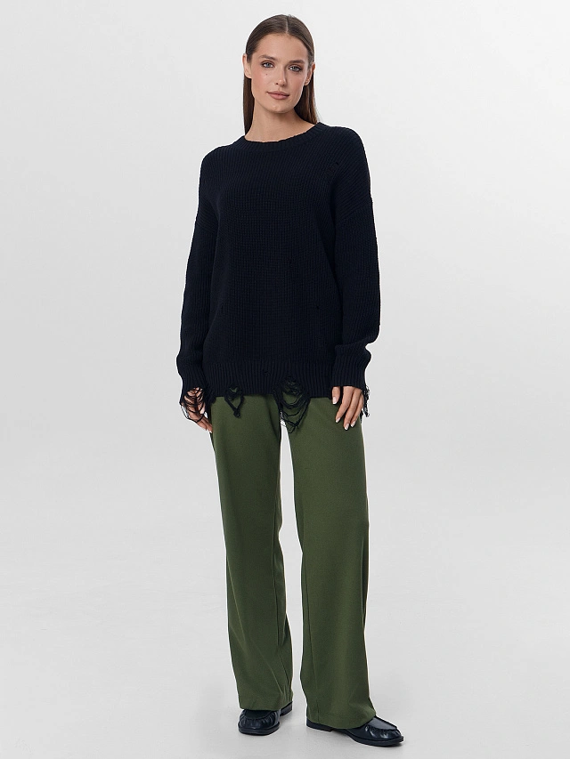 Брюки женские зеленые - 5