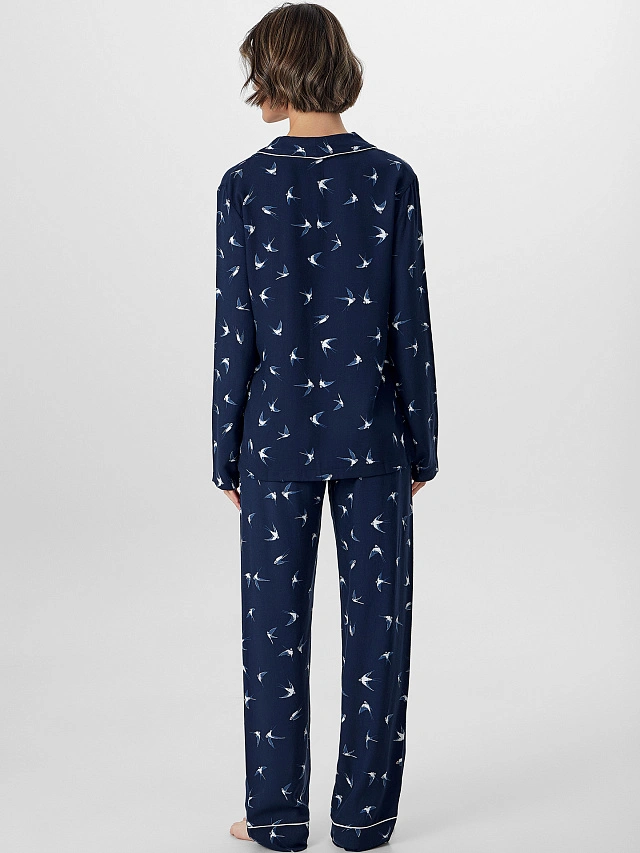 Комплект женский домашний с узором - 3