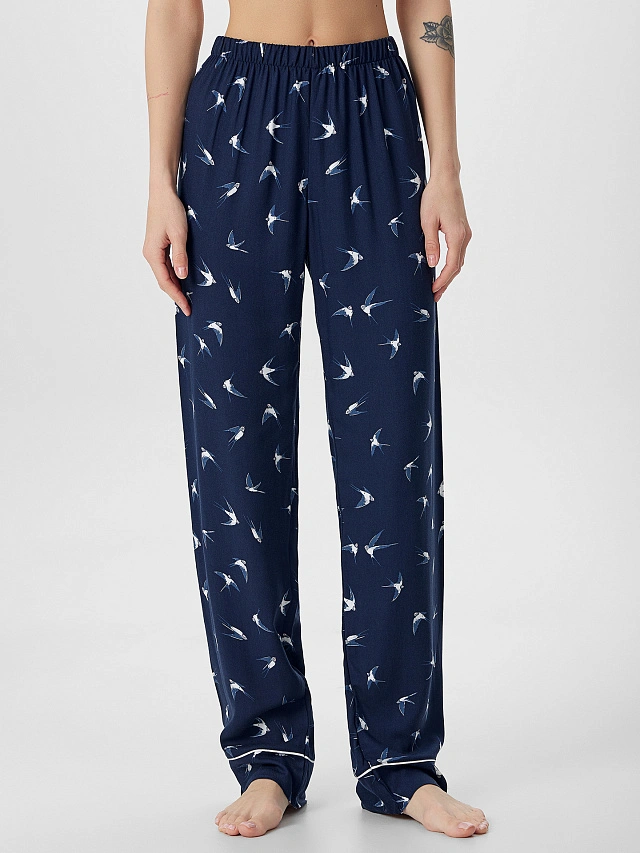 Комплект женский домашний с узором - 8