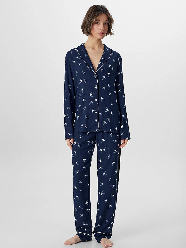 Комплект женский домашний с узором - 10