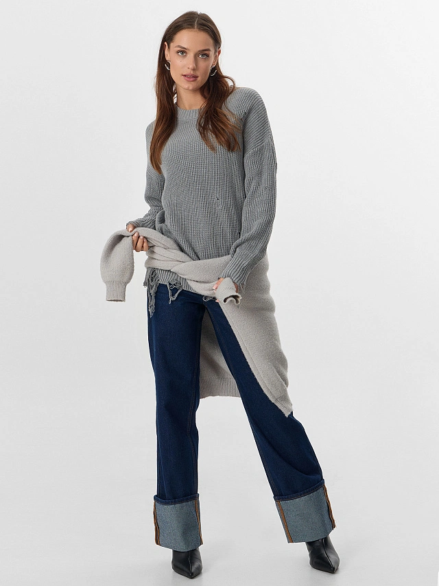 Джинсы женские темно-синие - 10