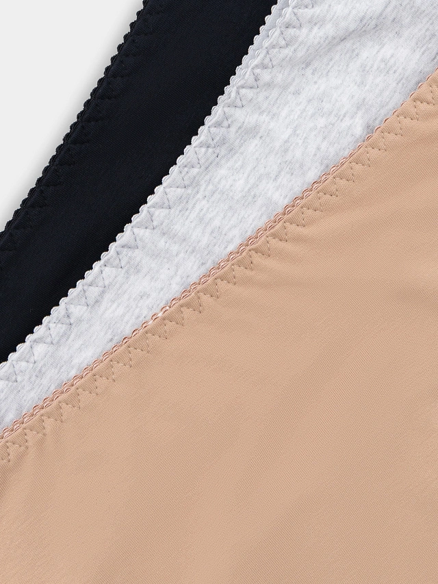 Трусы макси женские в наборе,3 шт - 3