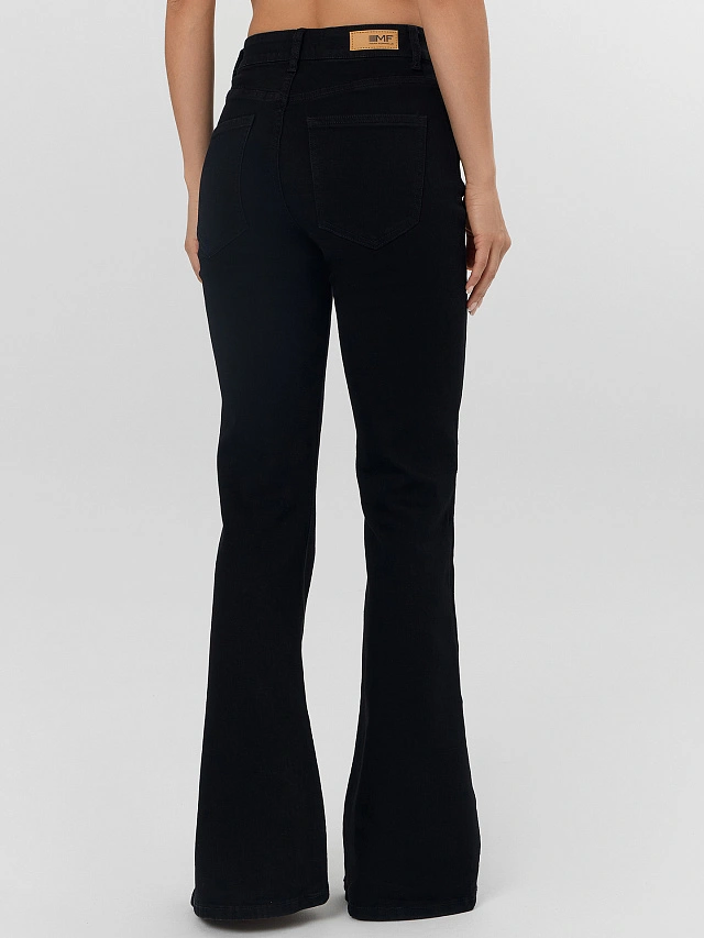 Джинсы женские Flare fit черные - 5