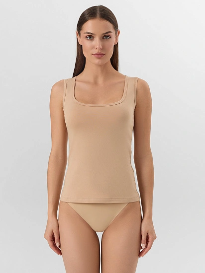 картинка Топ бельевой женский бежевый от магазина стильной одежды Mark Formelle