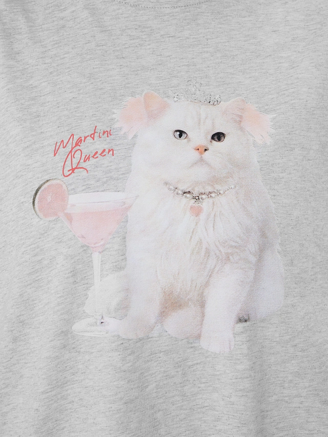 Футболка женская с надписью "Martini Queen" - 6