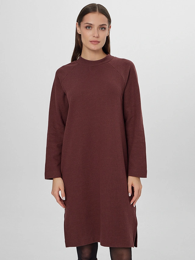 Платье женское бордовое - 4