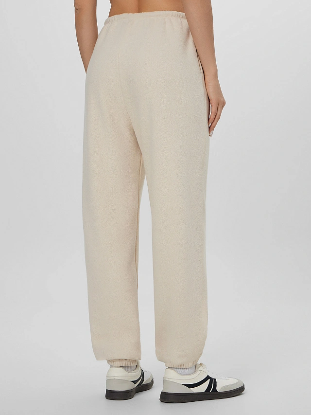 Брюки спортивные женские бежевые - 2