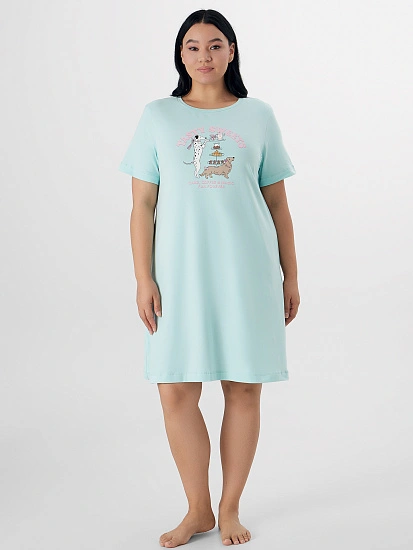 картинка Сорочка ночная женская с принтом от магазина стильной одежды Mark Formelle