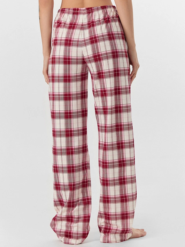 Комплект домашний женский в клетку - 9