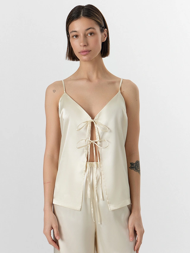 Комплект домашний женский молочный - 4