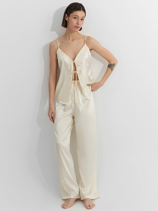 Комплект домашний женский молочный - 7