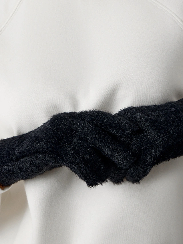 Перчатки женские черные - 3