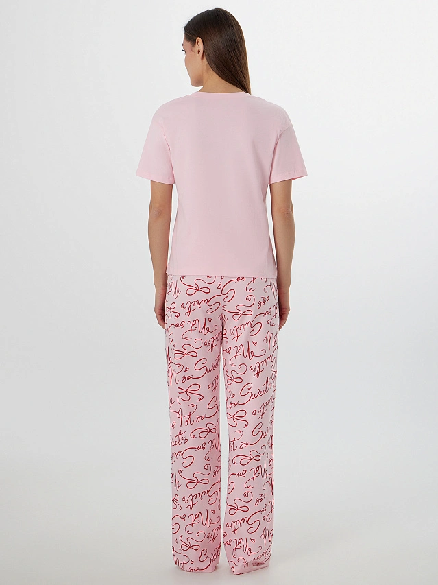 Комплект домашний женский с узором - 3