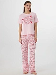 Комплект домашний женский с узором
