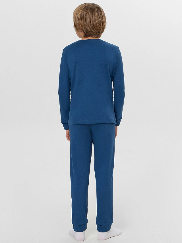 Комплект домашний для мальчиков синий - 2