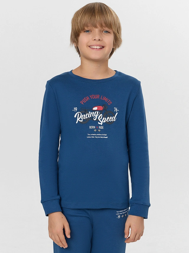 Комплект домашний для мальчиков синий - 3