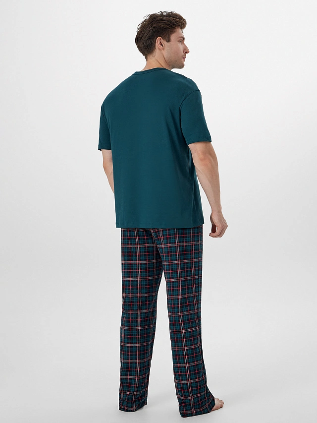 Комплект домашний мужской с принтом - 2