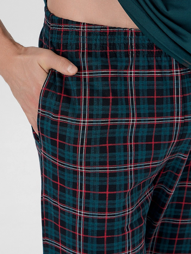 Комплект домашний мужской с принтом - 5