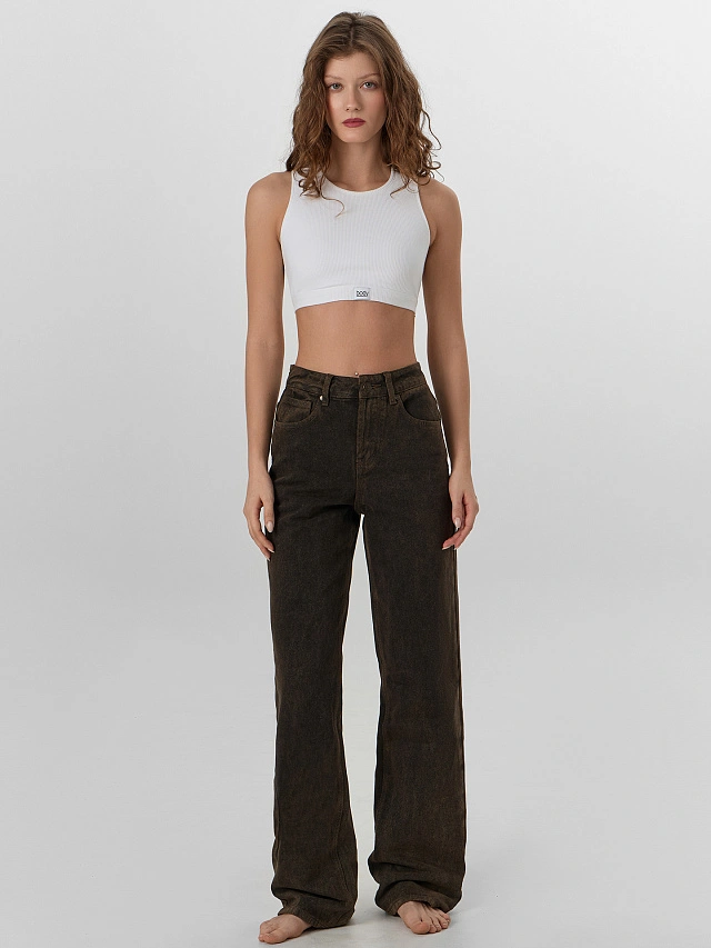 БРЮКИ ЖЕНСКИЕ ДЖИНСОВЫЕ (осенне-зимний ассортимент) - 4