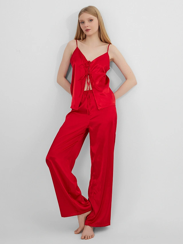 Комплект домашний женский красный - 9