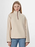Толстовка женская бежевая из флиса