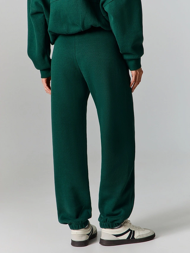 Брюки джоггеры женские зеленые - 4