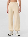 Брюки джоггеры женские бежевые