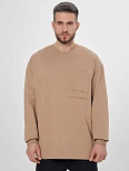 Лонгслив мужской бежевый