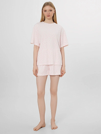 картинка Комплект домашний женский розовый от магазина стильной одежды Mark Formelle