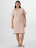Сорочка ночная женская бежевая